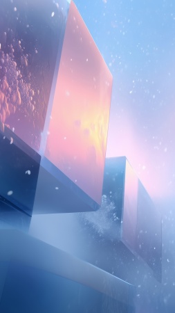 abstract crystals wallpaper, spectrum art, geometric art, background for mobile wallpaper (vertical)