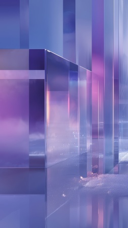 crystalline abstract wallpaper, faceted, kaleidoscopic design, background for mobile wallpaper (vertical)