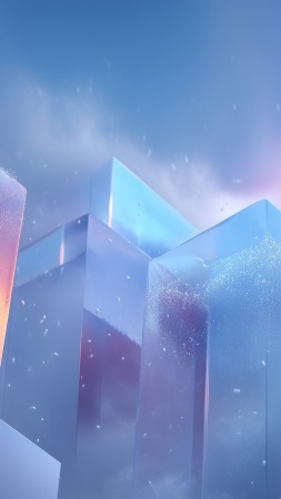 crystalline abstract wallpaper, faceted, visual spectrum, background for mobile wallpaper (vertical)