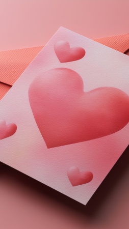 romantic gesture wallpaper, special occasion, paper crafting, background for mobile wallpaper (vertical)