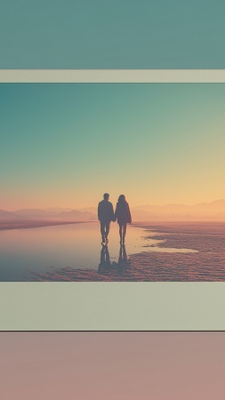 love story wallpaper, intimate portraits, cute couple, background for mobile wallpaper (vertical)