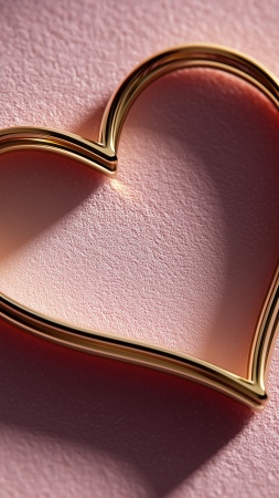 heart necklace wallpaper, heartfelt presents, love tokens, background for mobile wallpaper (vertical)