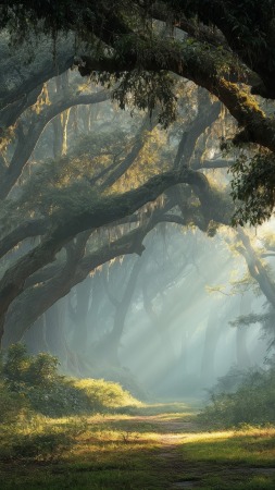 earthy tones wallpaper, woodland scenery, outdoor exploration, background for mobile wallpaper (vertical)