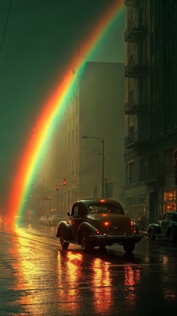 city vibes wallpaper, dramatic lighting, streets, background for mobile wallpaper (vertical)