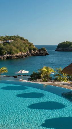 Mexico wallpaper, travel, tourism, background for mobile wallpaper (vertical)