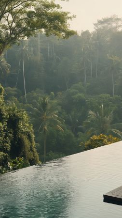 Bali wallpaper, vacation, poolside, background for mobile wallpaper (vertical)