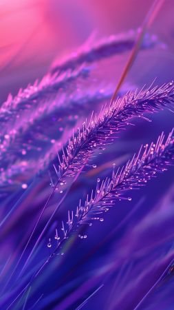 Grass wallpaper, ears, 4k, background for mobile wallpaper (vertical)