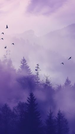 Yosemite wallpaper, forest, OSX, background for mobile wallpaper (vertical)