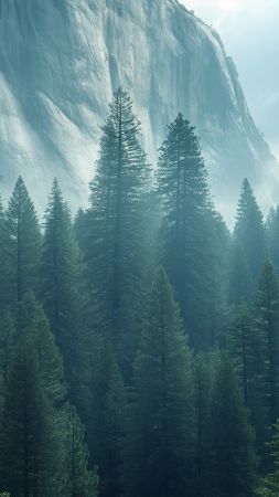 El Capitan wallpaper, mountains, 5k, background for mobile wallpaper (vertical)