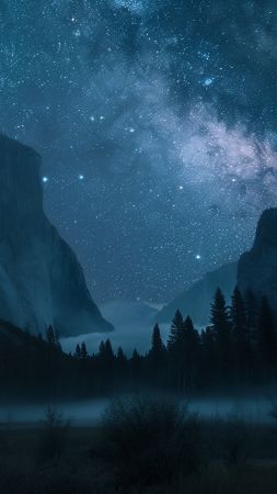 Yosemite wallpaper, stars, wallpaper, background for mobile wallpaper (vertical)