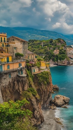 Italy wallpaper, vacation, travel, background for mobile wallpaper (vertical)