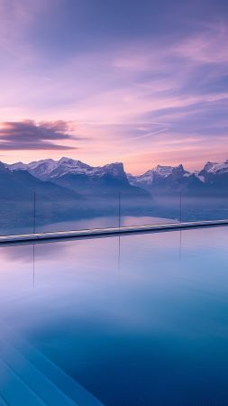 infinity pool wallpaper, luxury travel, travel destinations, background for mobile wallpaper (vertical)