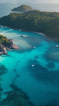 Similan 5k wallpaper, paradise, beach, background for mobile wallpaper (vertical)