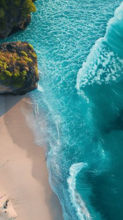 Bali wallpaper, ocean views, tourism experiences, background for mobile wallpaper (vertical)