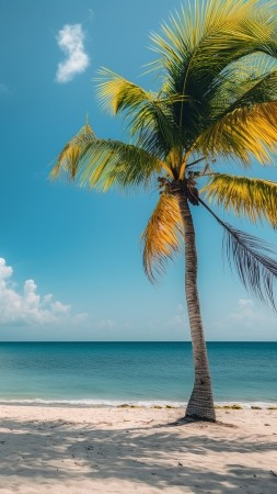 Jamaika wallpaper, beach, The Caribbean, background for mobile wallpaper (vertical)