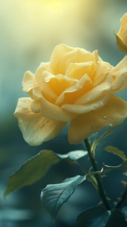 Rose wallpaper, flowers, high resolution, background for mobile wallpaper (vertical)