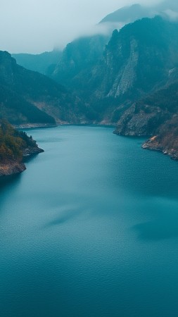 mountains wallpaper, forest, nature, background for mobile wallpaper (vertical)