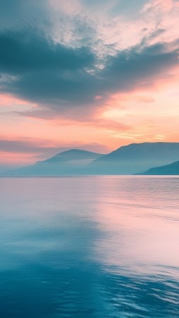 Milos wallpaper, ocean, Lefkada, background for mobile wallpaper (vertical)