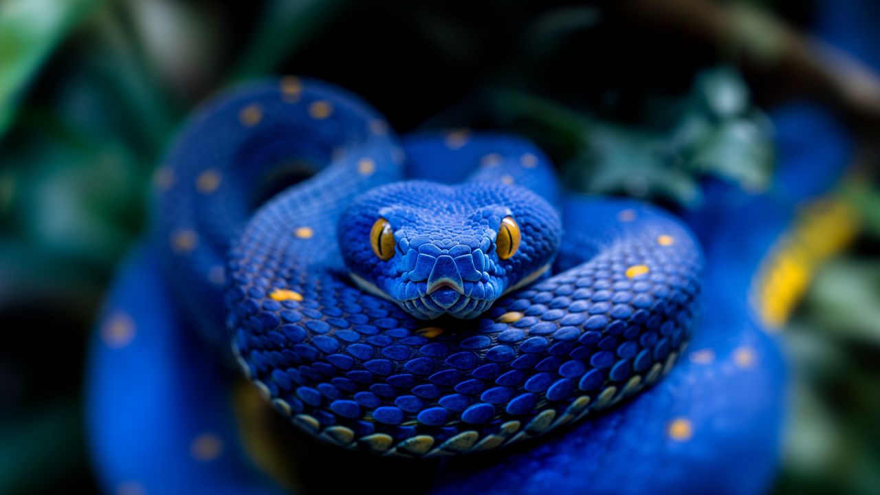 snake wallpaper, azure, serpent, background for desktop wallpaper (horizontal)