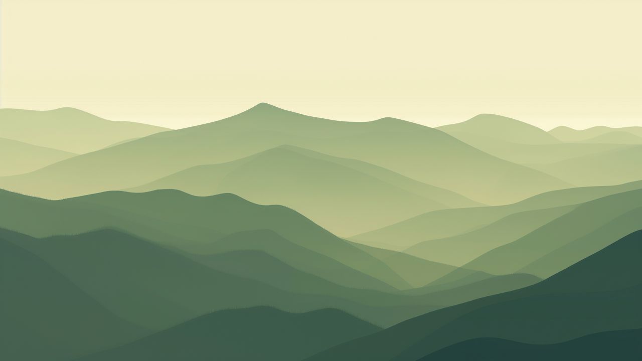 Green minimal mountains