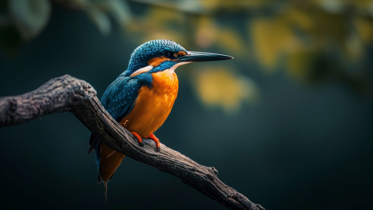kingfisher wallpaper, aquatic creature, 4k resolution, background for desktop wallpaper (horizontal)
