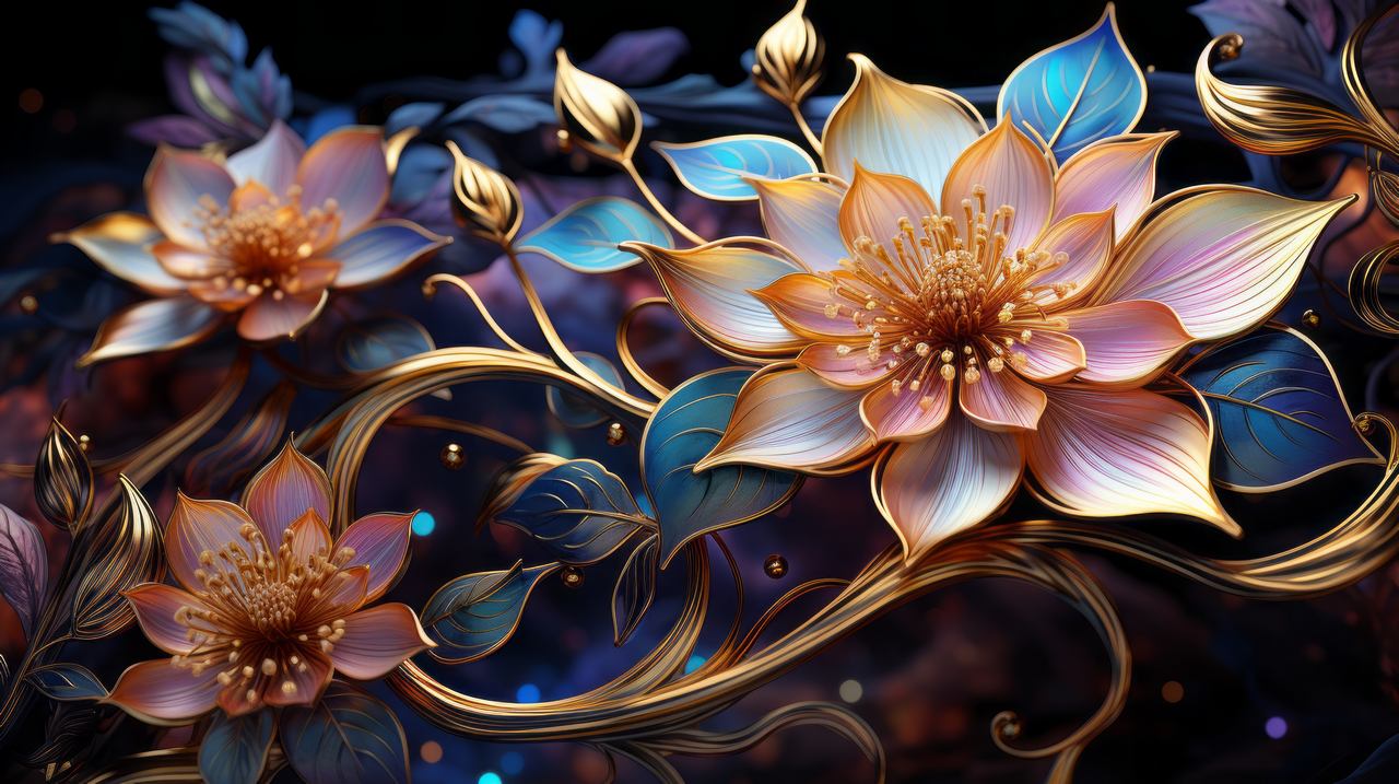 iPhone 15 wallpaper, abstract art, nature design, background for desktop wallpaper (horizontal)