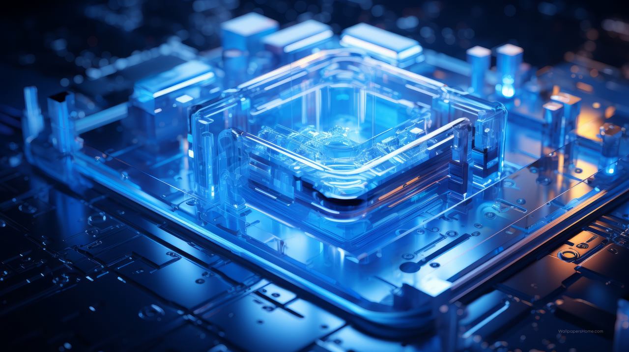 quantum wallpaper, technology, algorithms, background for desktop wallpaper (horizontal)