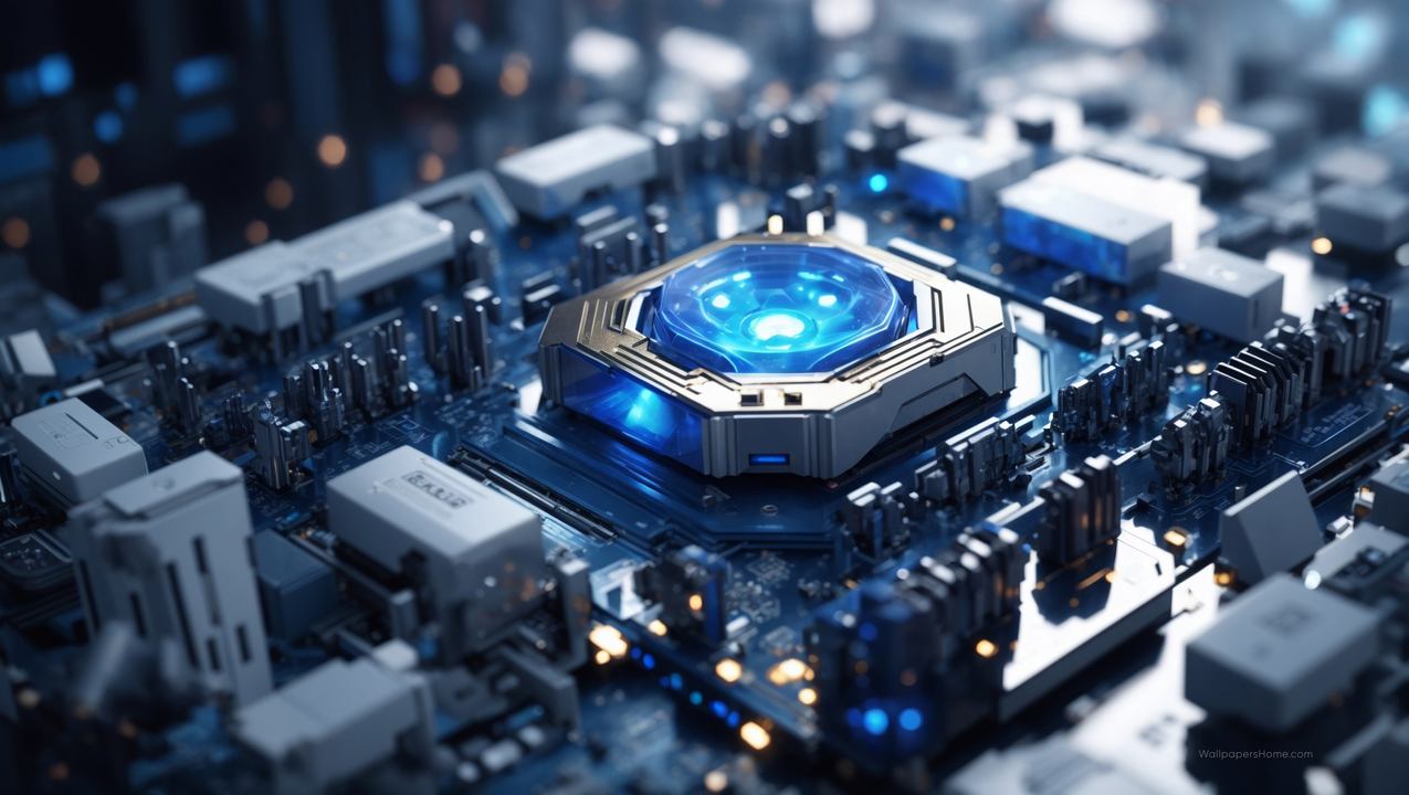 quantum wallpaper, technology, algorithm, background for desktop wallpaper (horizontal)