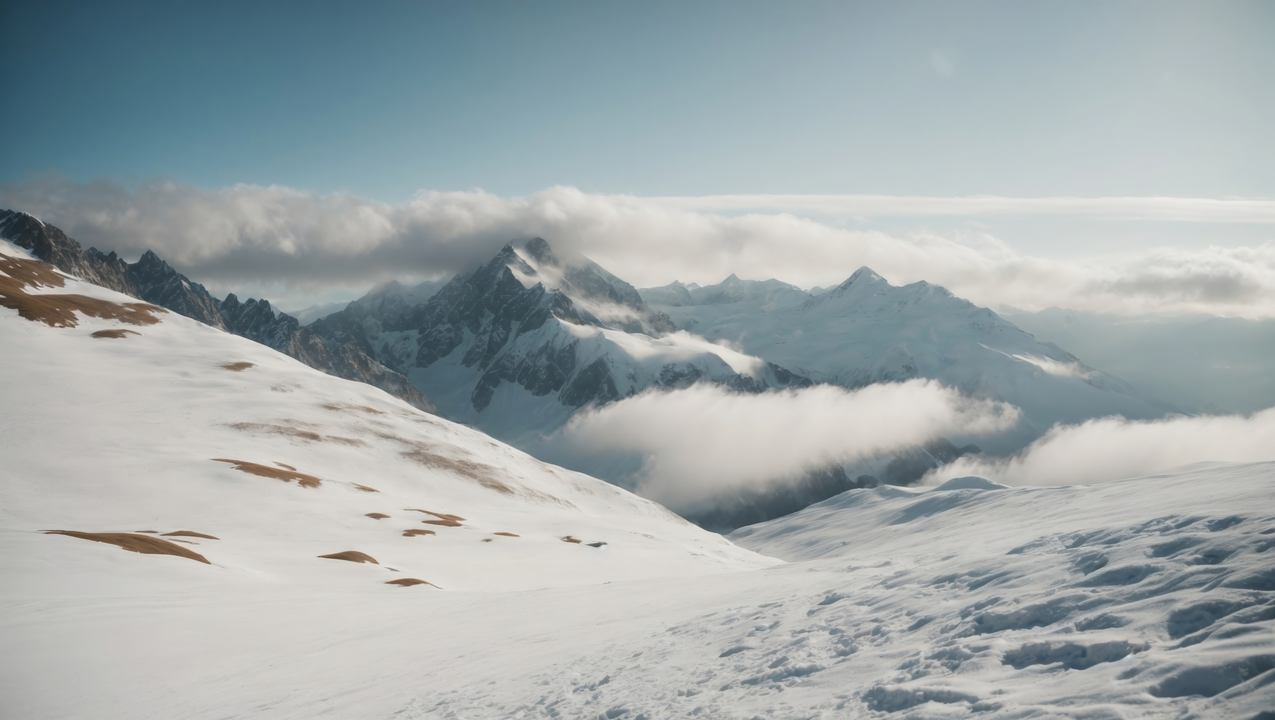 Windows 12 wallpaper, mountain range, frosty mountains, background for desktop wallpaper (horizontal)