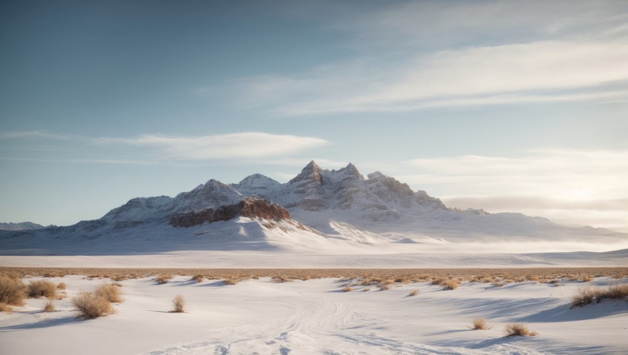 Windows 12 wallpaper, sandy terrain, heat waves, background for desktop wallpaper (horizontal)