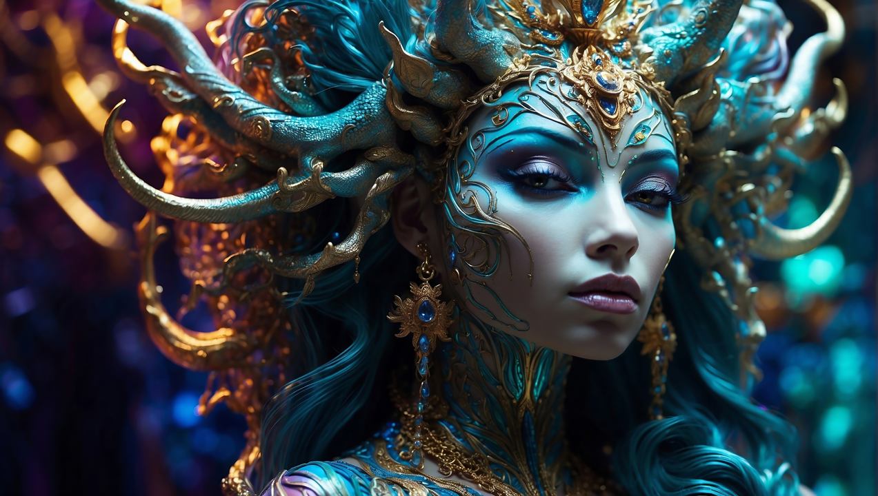 witch wallpaper, sorceress, spellcaster, background for desktop wallpaper (horizontal)