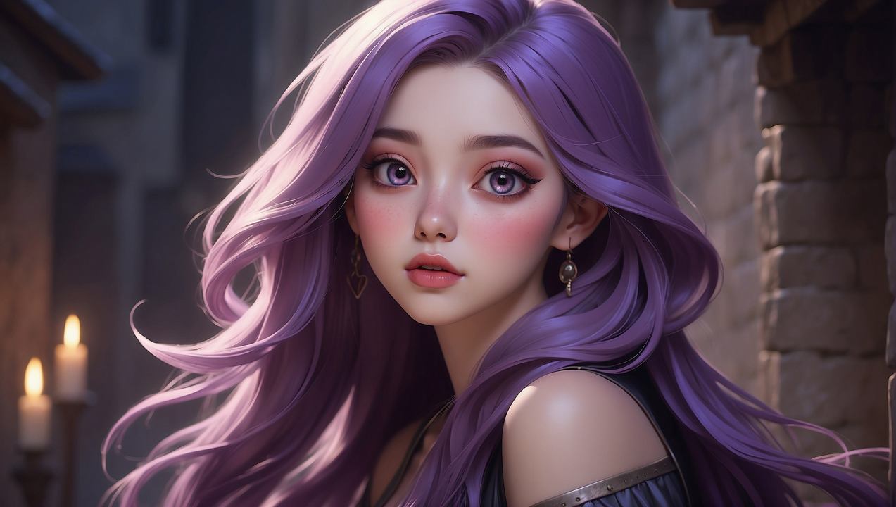 anime girl wallpaper, kawaii, Japanese animation, background for desktop wallpaper (horizontal)