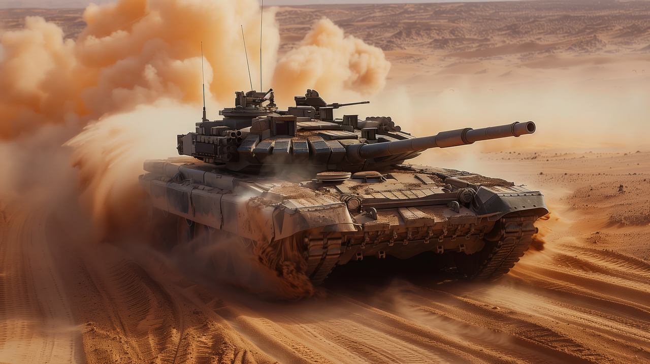 tank wallpaper, military vehicle, terrain, background for desktop wallpaper (horizontal)