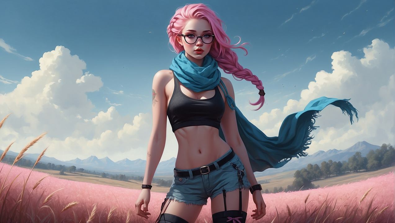 anime girl wallpaper, pastel, manga, background for desktop wallpaper (horizontal)