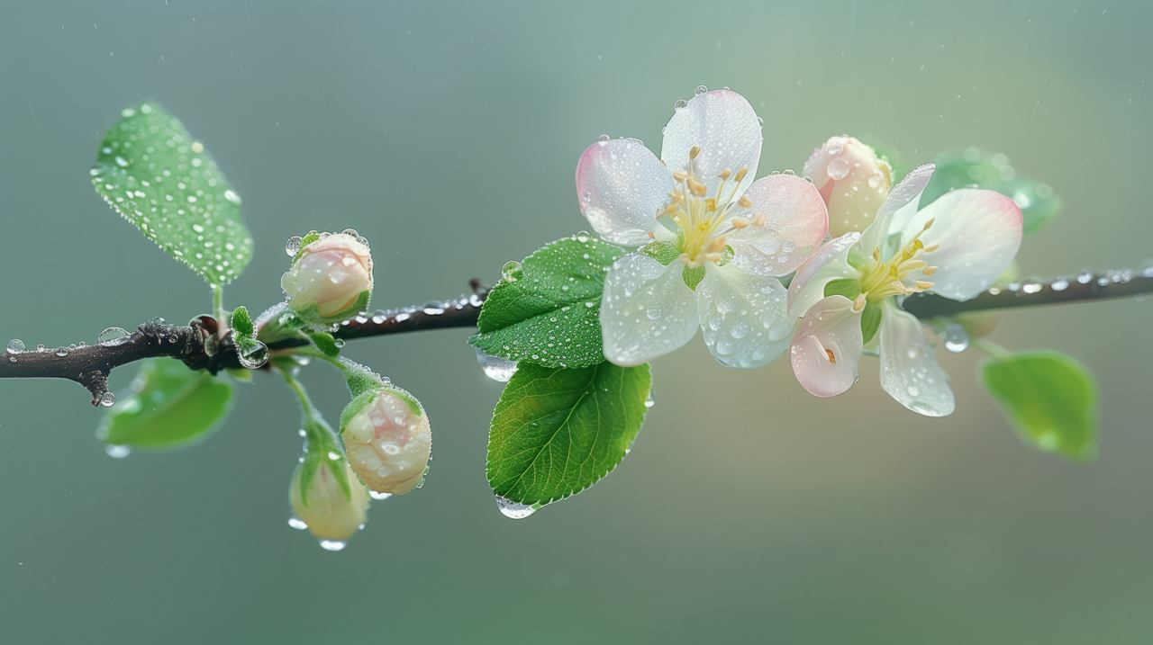 iPhone 16 wallpaper, spring blossoms, nature photography, background for desktop wallpaper (horizontal)
