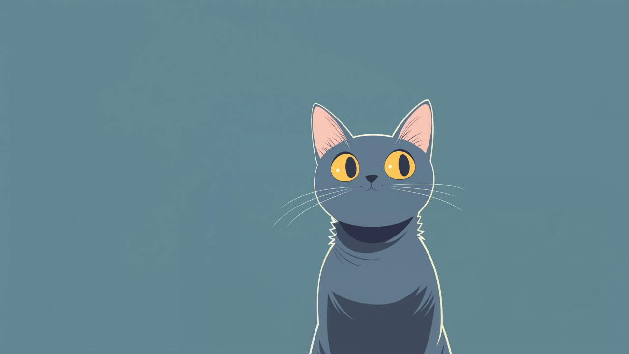 kitten wallpaper, cute, simple background, background for desktop wallpaper (horizontal)