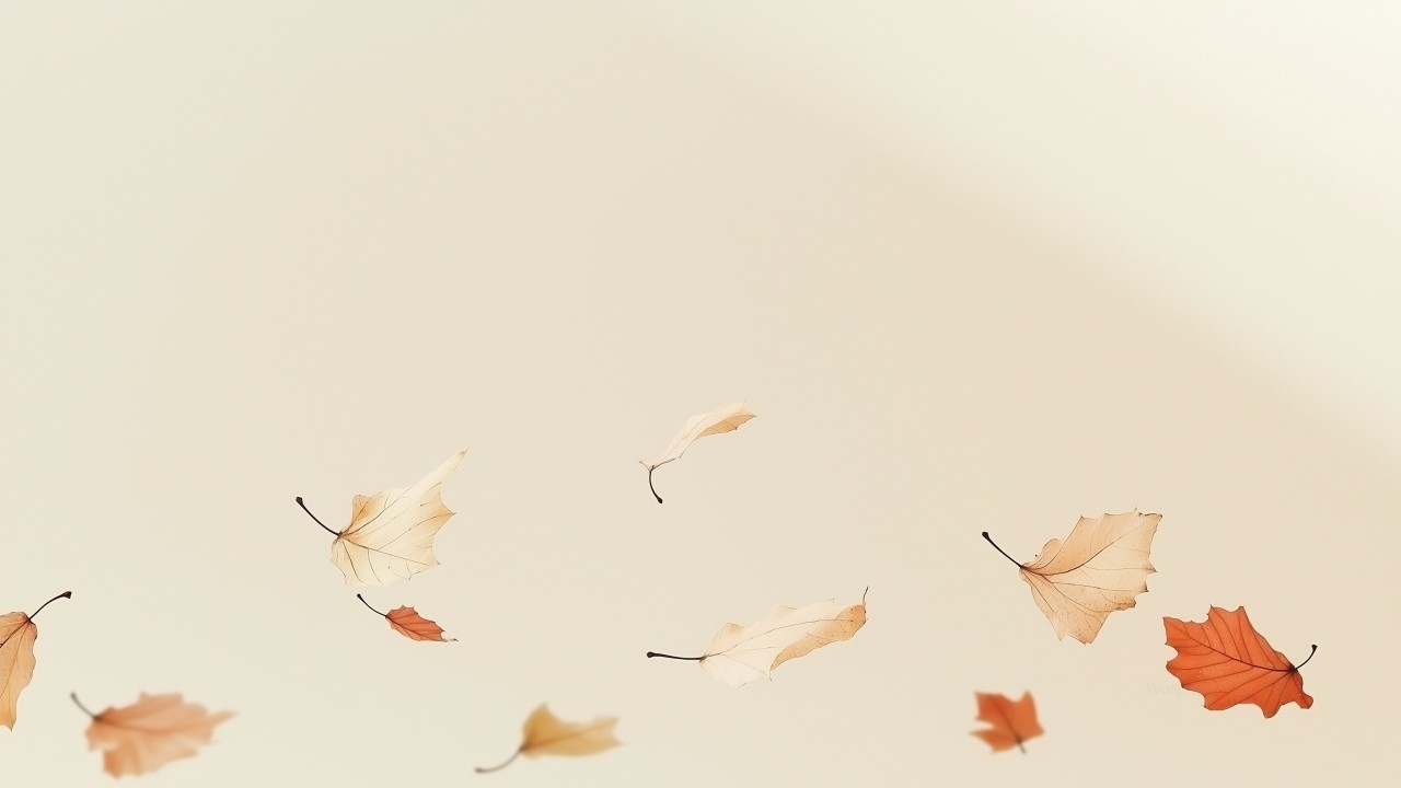 fall wallpaper, calm, orange hues, background for desktop wallpaper (horizontal)