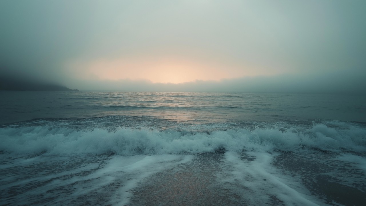 ocean wallpaper, storm, dark waters, background for desktop wallpaper (horizontal)