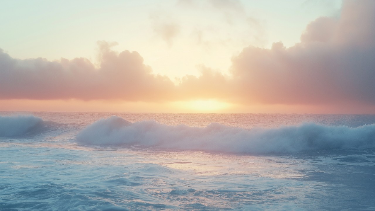 ocean wallpaper, storm, seascape, background for desktop wallpaper (horizontal)