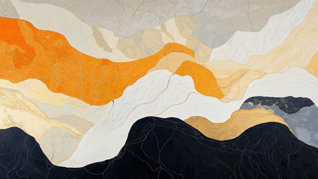 fall art wallpaper, painting, fall colors, background for desktop wallpaper (horizontal)