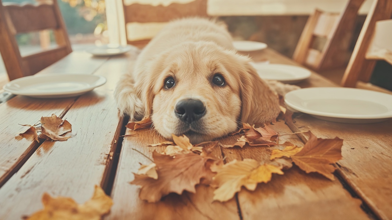 dogs thanksgiving wallpaper, gratitude, canine companions, background for desktop wallpaper (horizontal)