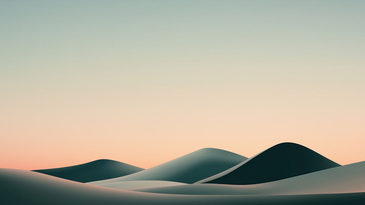 dunes wallpaper, abstract art, minimalist aesthetics, background for desktop wallpaper (horizontal)