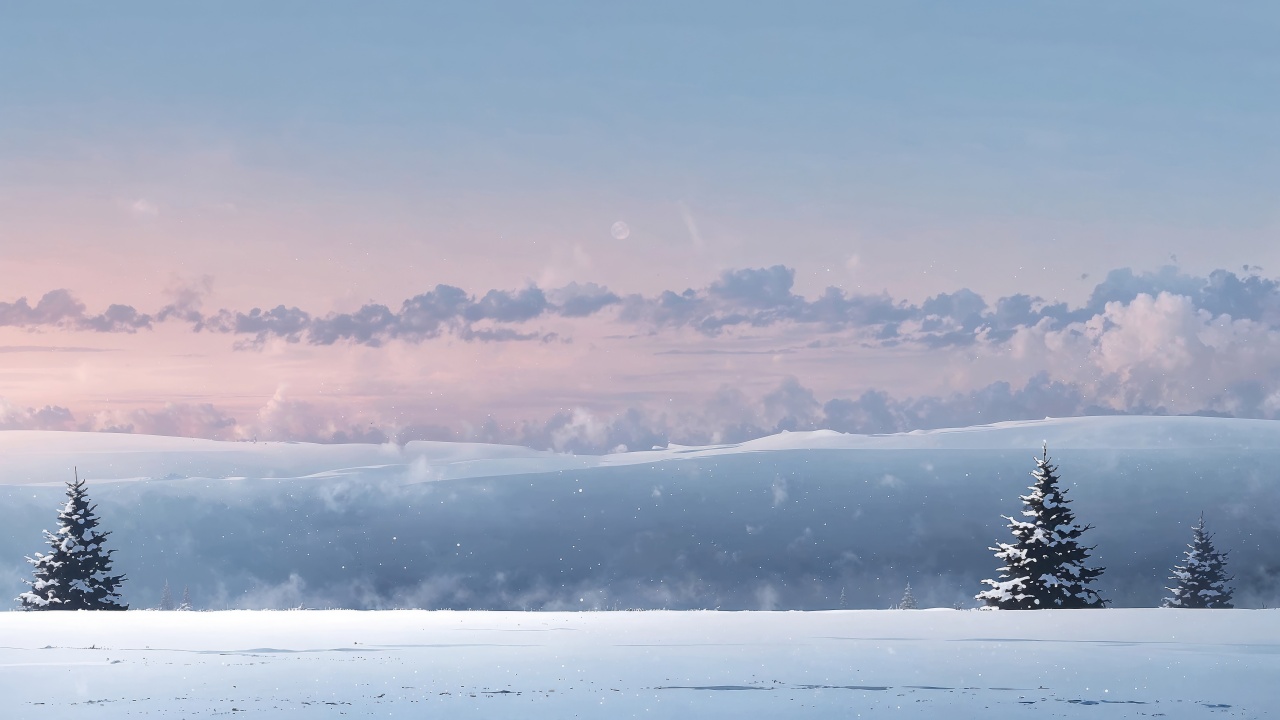 christmas wallpaper wallpaper, winter wonderland, cozy cabin, background for desktop wallpaper (horizontal)