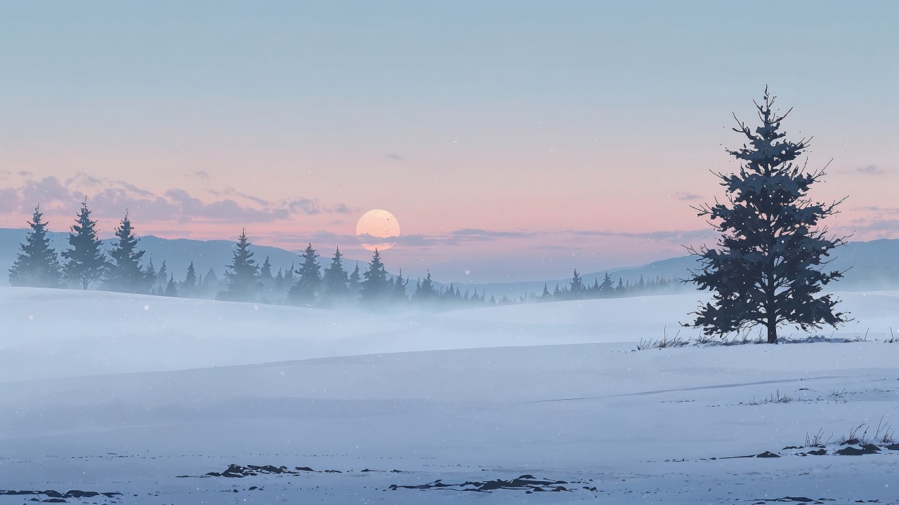 christmas wallpaper wallpaper, winter wonderland, holiday decorations, background for desktop wallpaper (horizontal)