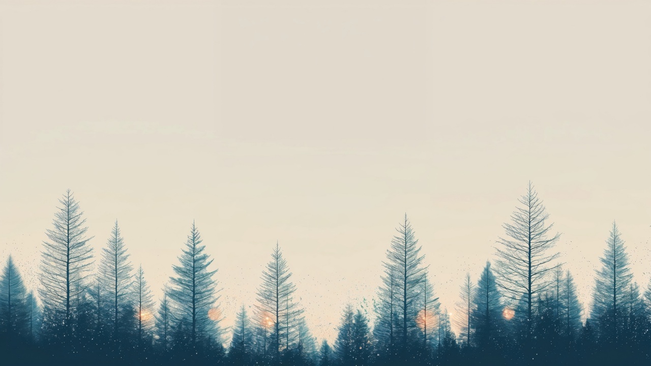 christmas wallpaper, minimal design, festive season, background for desktop wallpaper (horizontal)