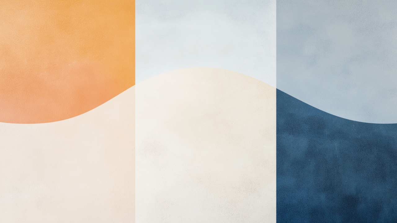 background shapes wallpaper, modern abstract art, color contrast, background for desktop wallpaper (horizontal)