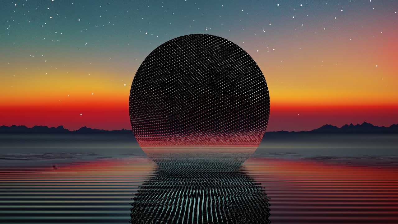 retro vibe wallpaper, abstract art, celestial patterns, background for desktop wallpaper (horizontal)