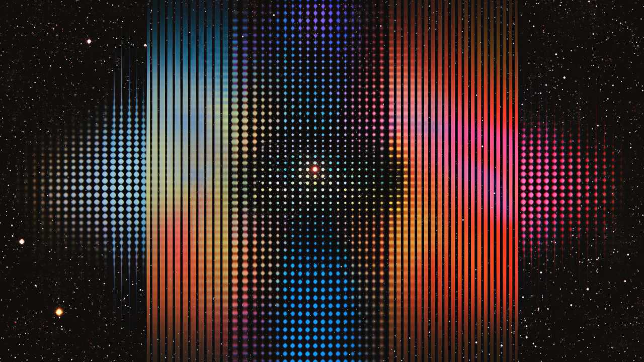 retro vibe wallpaper, abstract art, celestial patterns, background for desktop wallpaper (horizontal)