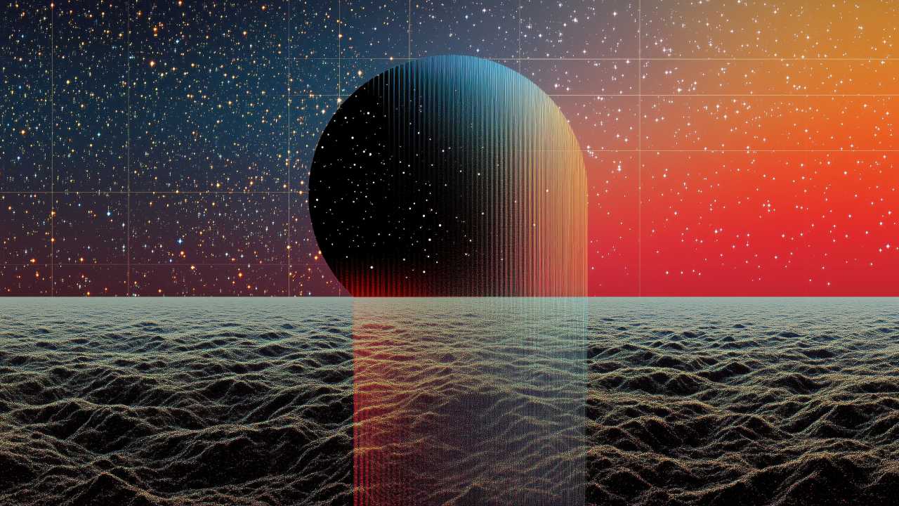 retrowave wallpaper, retro futurism, neon colors, background for desktop wallpaper (horizontal)