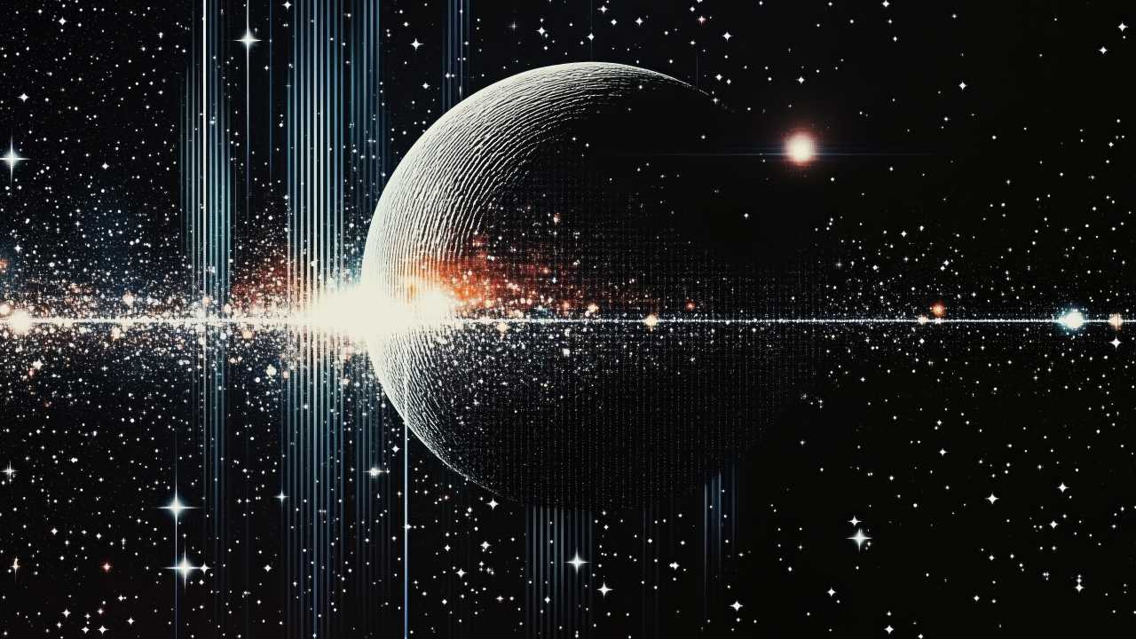 space-time wallpaper, sci-fi, black holes, background for desktop wallpaper (horizontal)